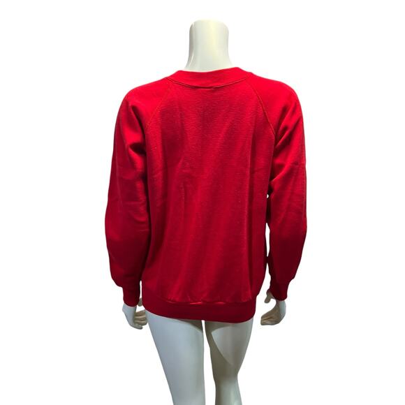 Pannill 90s Red Sweatshirt - Basic, Good Condition - Picture 3 of 8